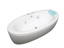 Круглые и овальные ванны. Овальная акриловая ванна  КАТРИН (185х90х60 см). (Bell Rado). 